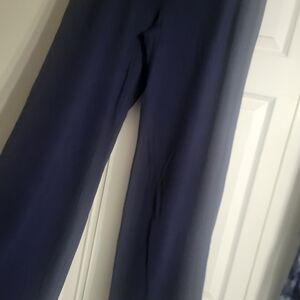 Denim & Co Jersey Tall Wide Leg Pant with Slit size MT